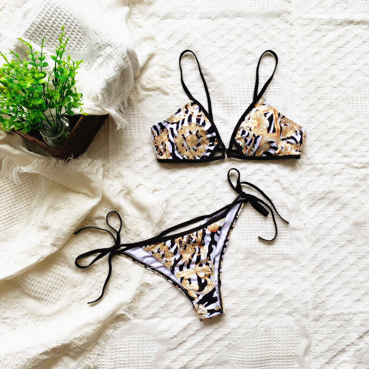 "Catch Up If You Can" 2 Piece Swimsuit