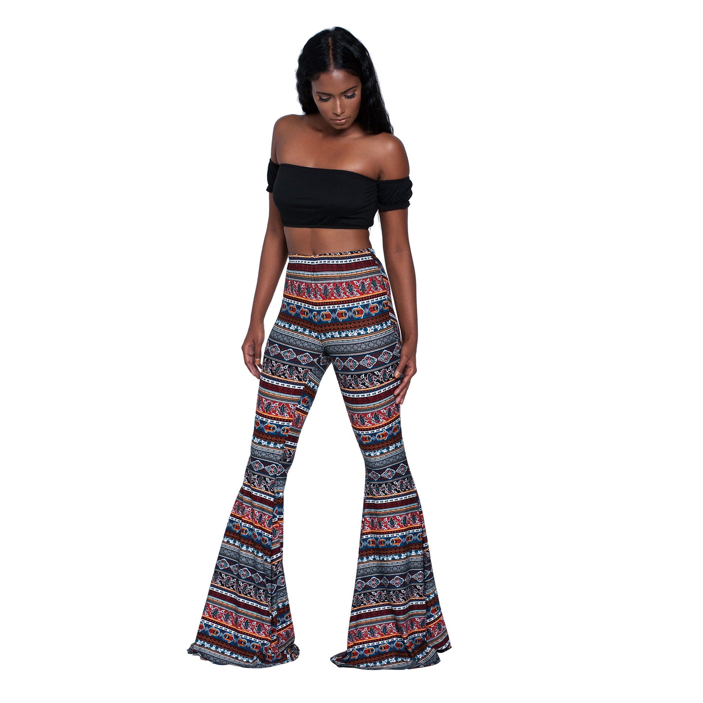 Women's Patterned Slim Fitted Pants