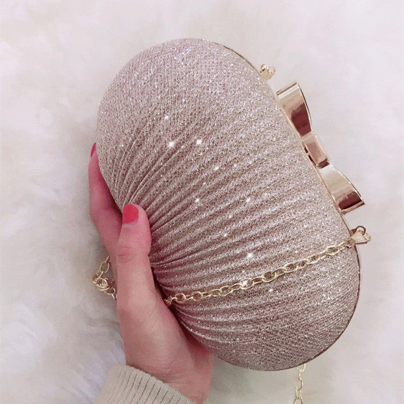 Diamond Chain Clutch Bag