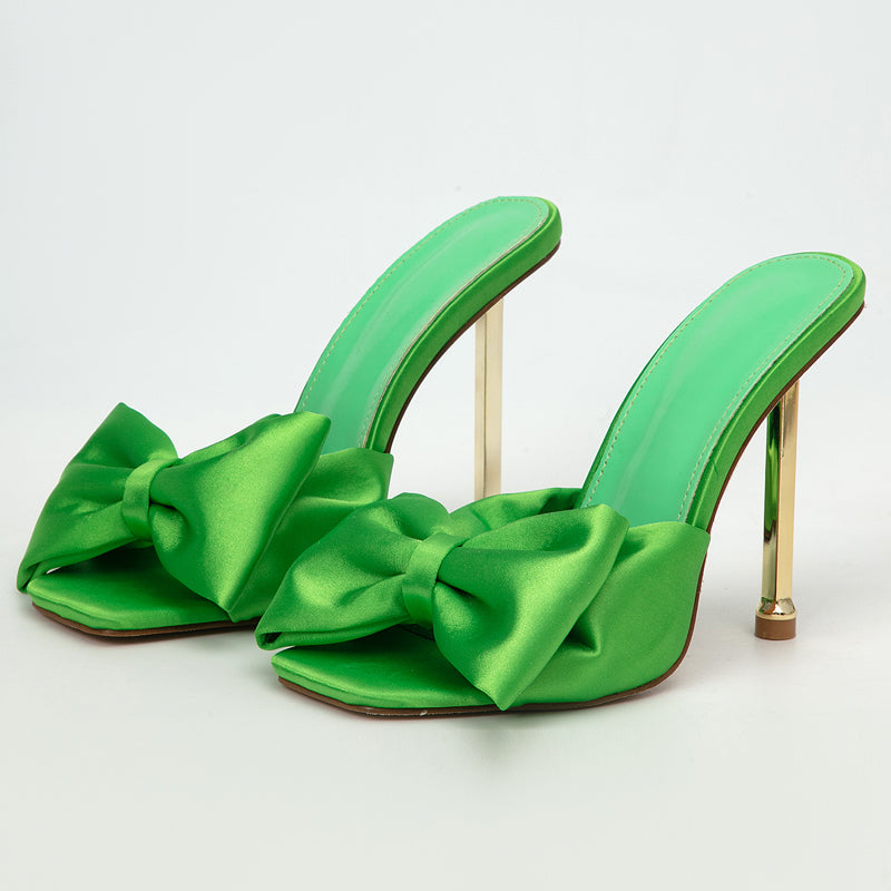 New Women's Butterfly Gold Trim High Heels