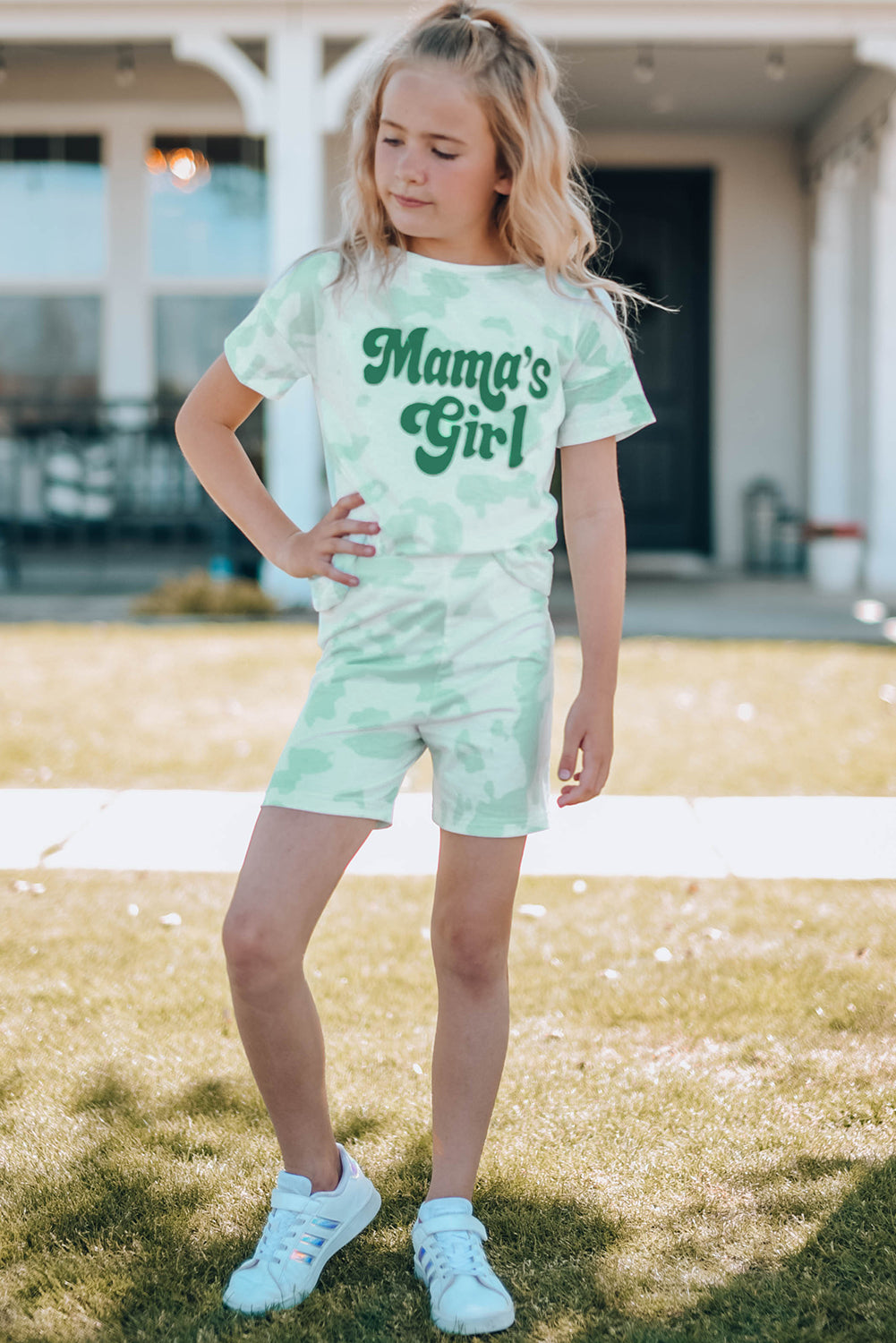 Kids Printed Letter Graphic Lounge Set