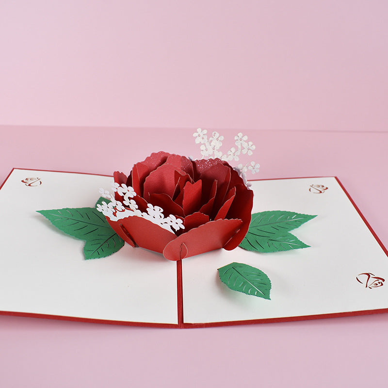 Mothers Day Pop Up Creative Handmade 3D Greeting Card
