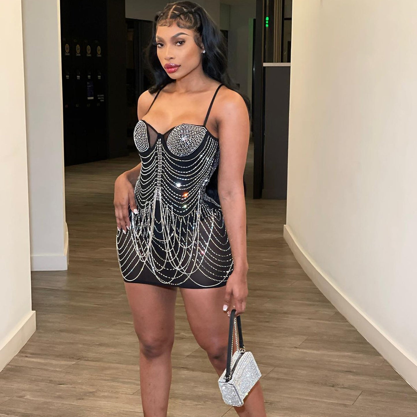 "I'm A Diva" Tassel Bodycon Dress