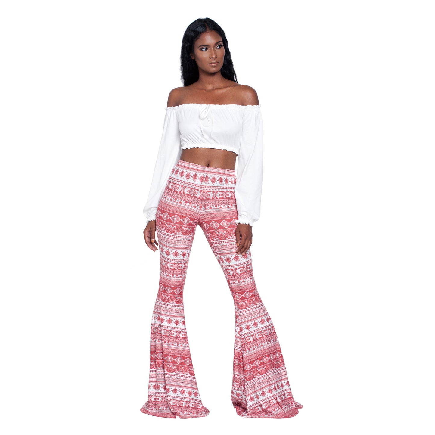 Women's Patterned Slim Fitted Pants
