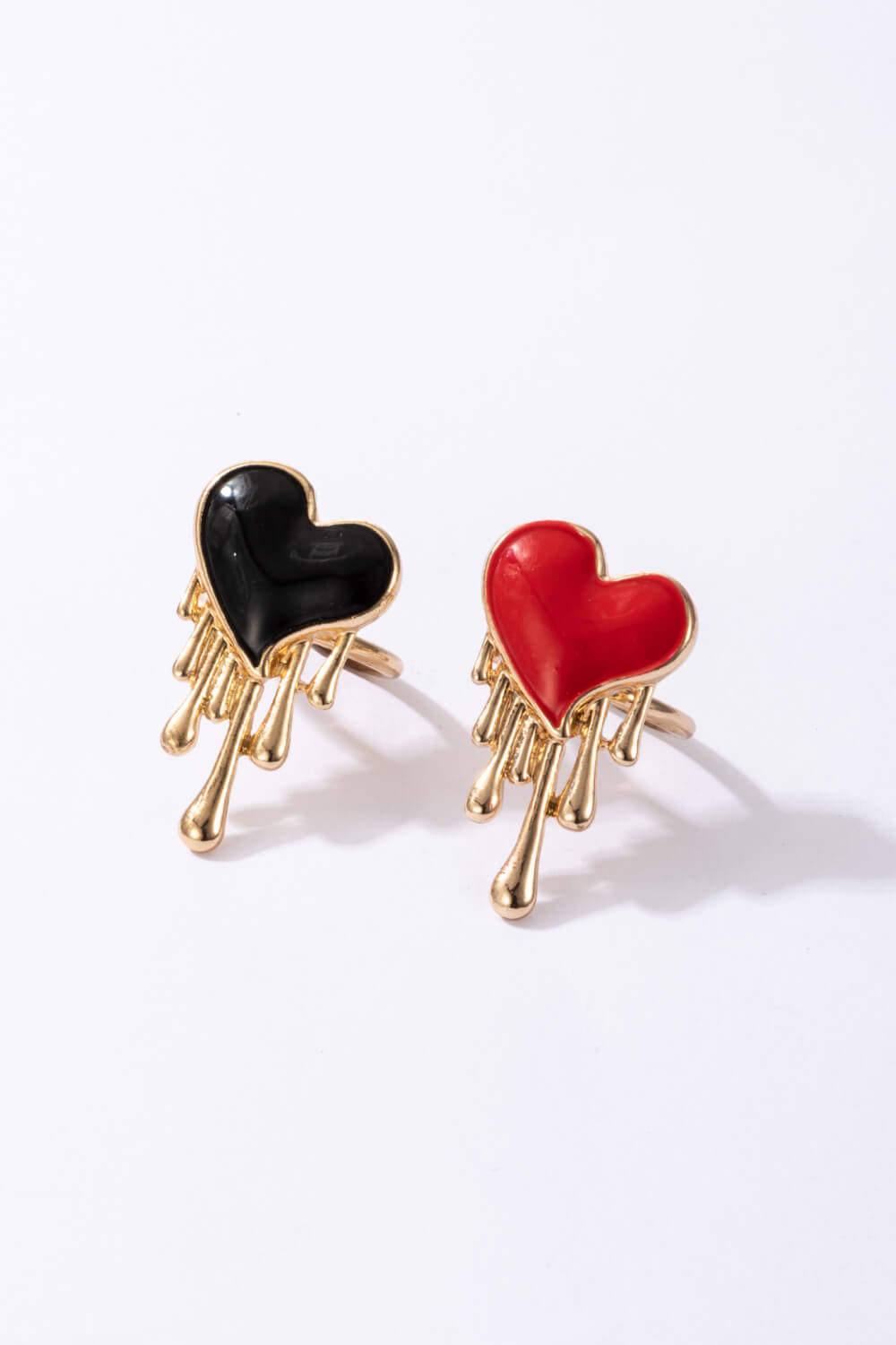 2-Piece Heart-Shape Ring Set