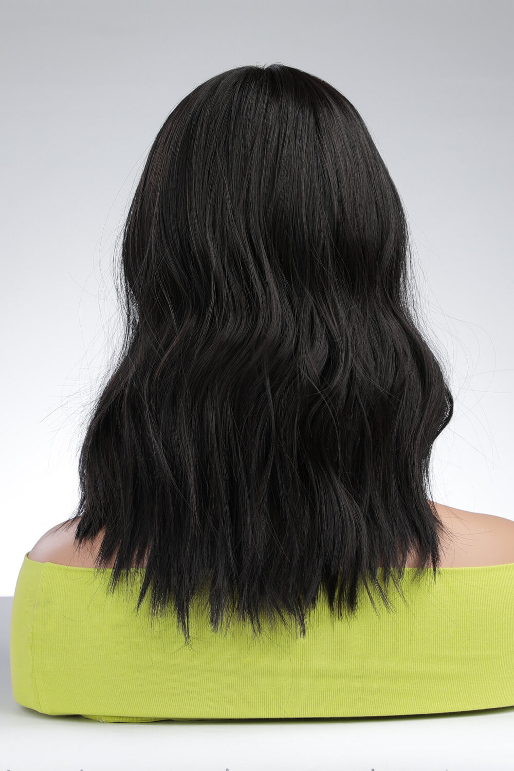 13*2" Lace Front Wigs Synthetic Mid-Length Wave 18" Heat Safe 150% Density
