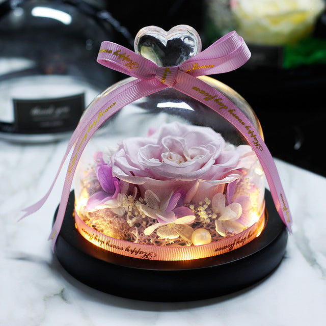 Mother Day Preserved Flowers Globe