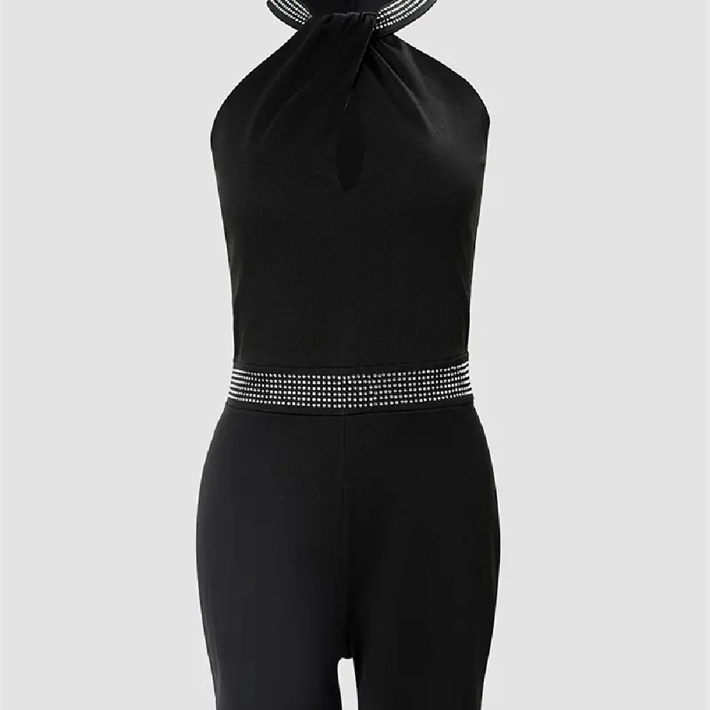 Women's Hot Diamond Hanging Neck Romper