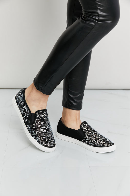 Forever Link Rhinestone Slip-On Shoes
