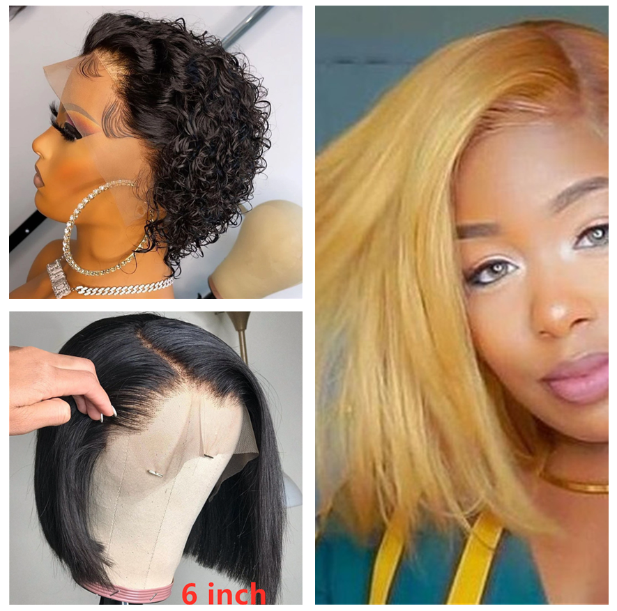 "Human Hair Bob Wig"