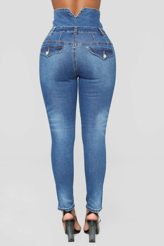 Women High Waist Denim Jeans