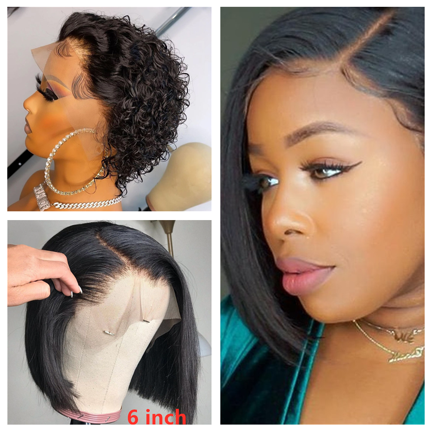 "Human Hair Bob Wig"