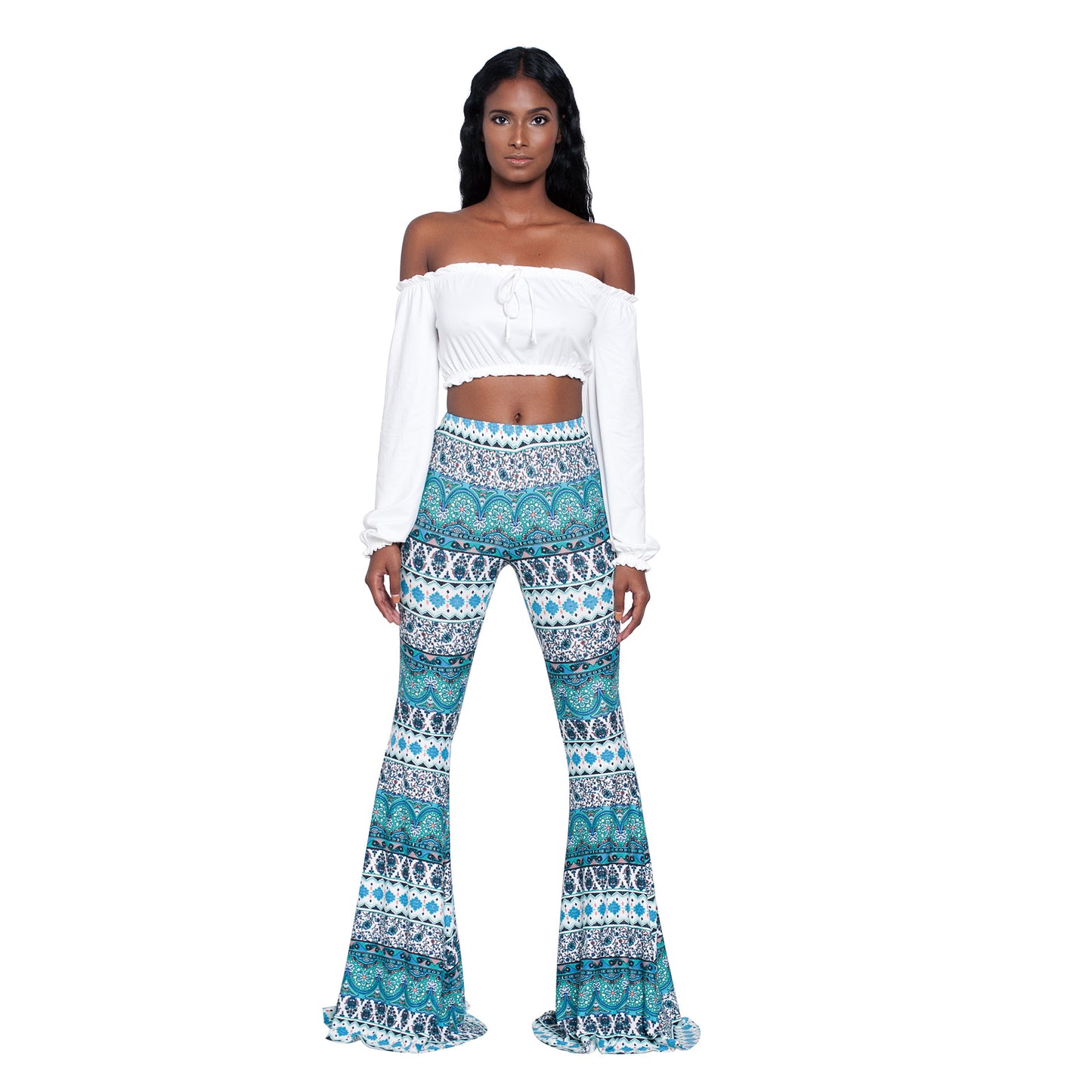 Women's Patterned Slim Fitted Pants