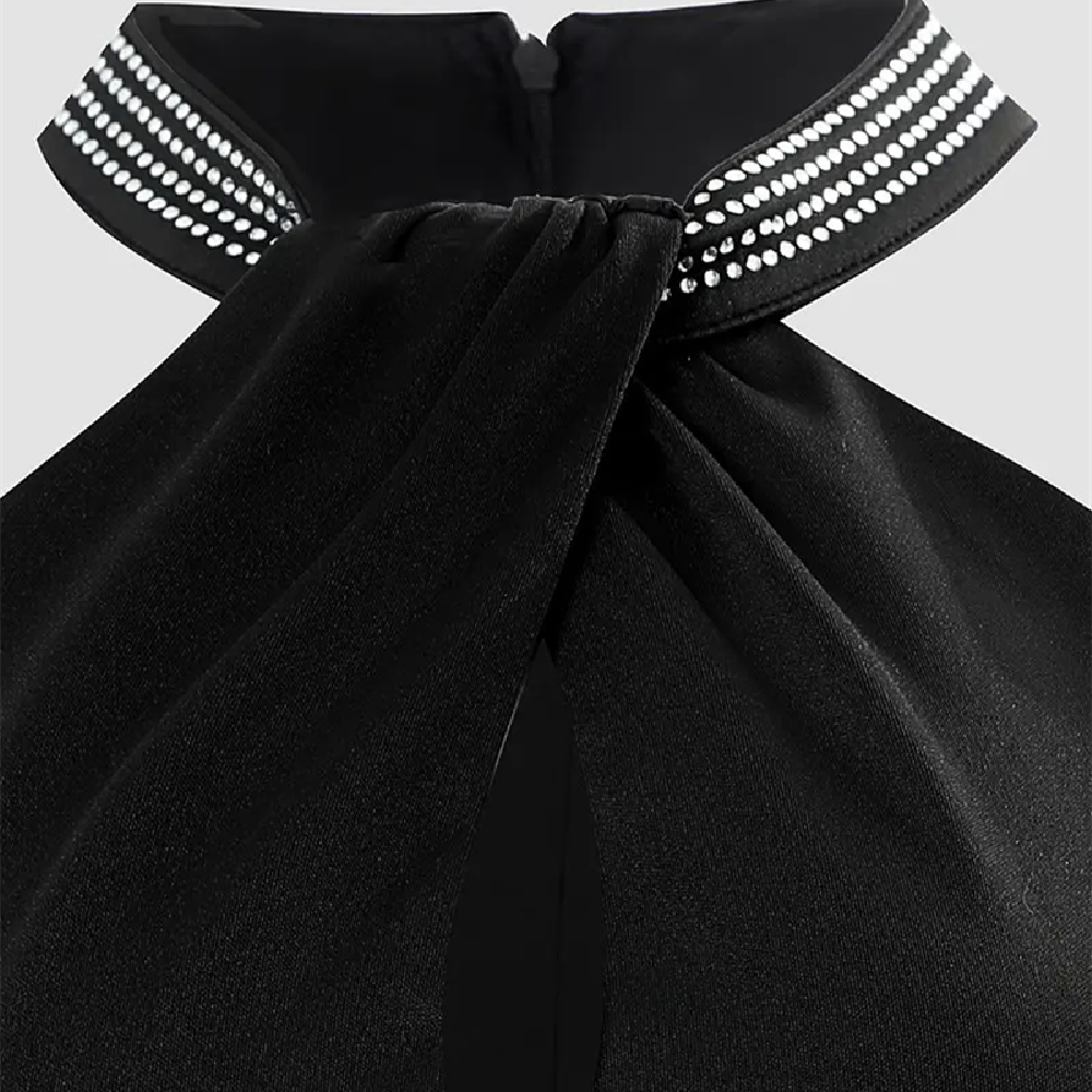 Women's Hot Diamond Hanging Neck Romper