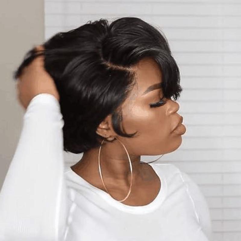 Short Bob Wig Lace Front Human Hair Wig