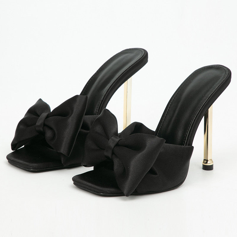 New Women's Butterfly Gold Trim High Heels