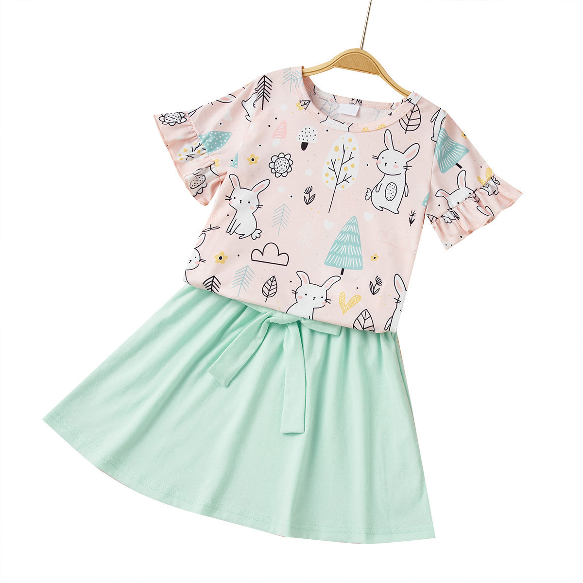 Easter Girls T-shirt And Skirt Set