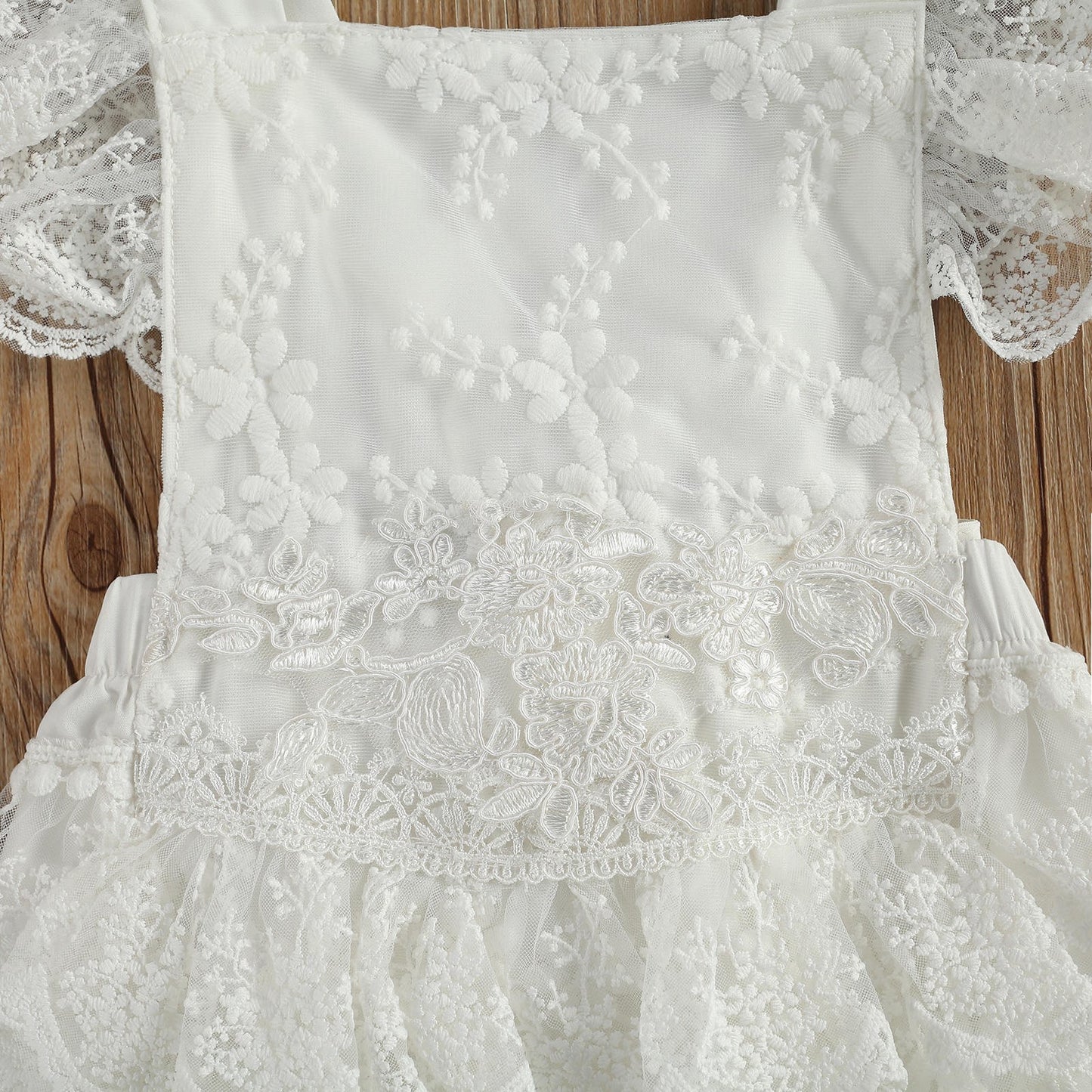 Baby Girls White Bodysuit