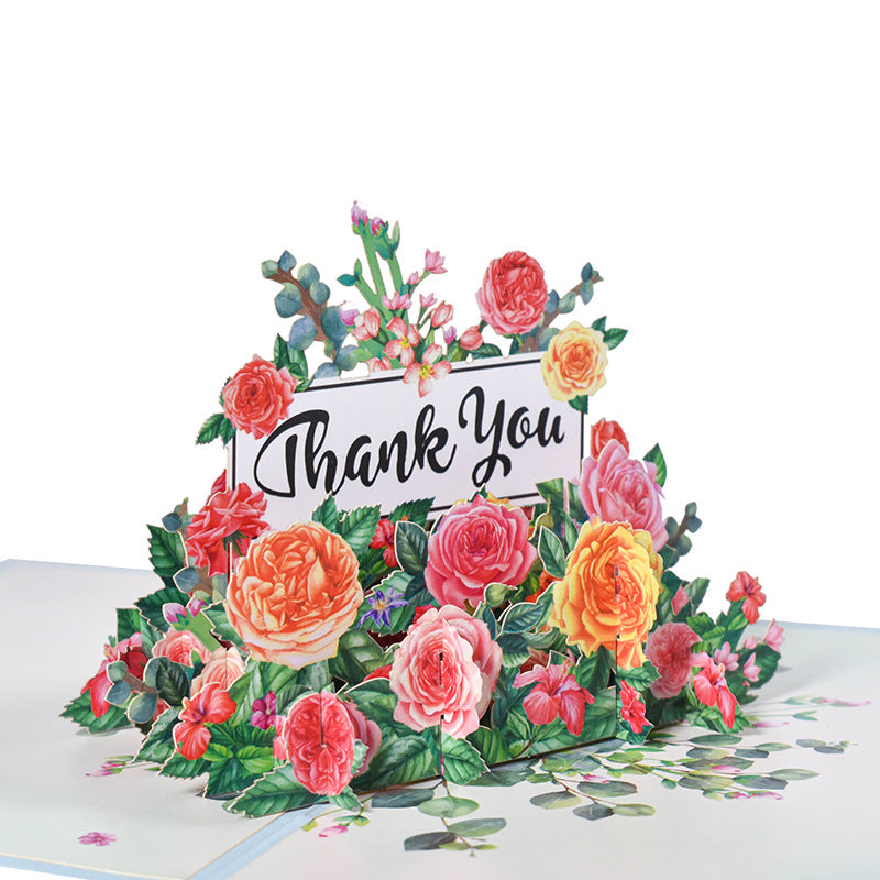 Mothers Day Pop Up Creative Handmade 3D Greeting Card