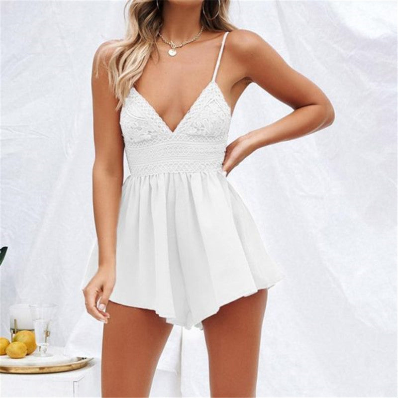 Spaghetti Strap Mini Romper