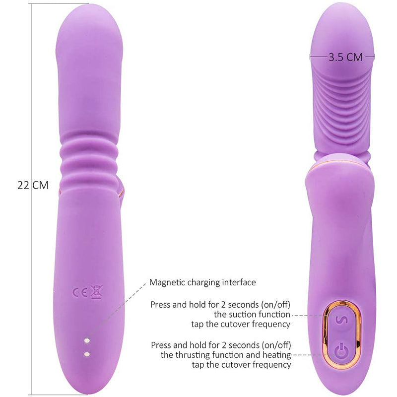 Automatic Retractable Sucking Vibrator For Women