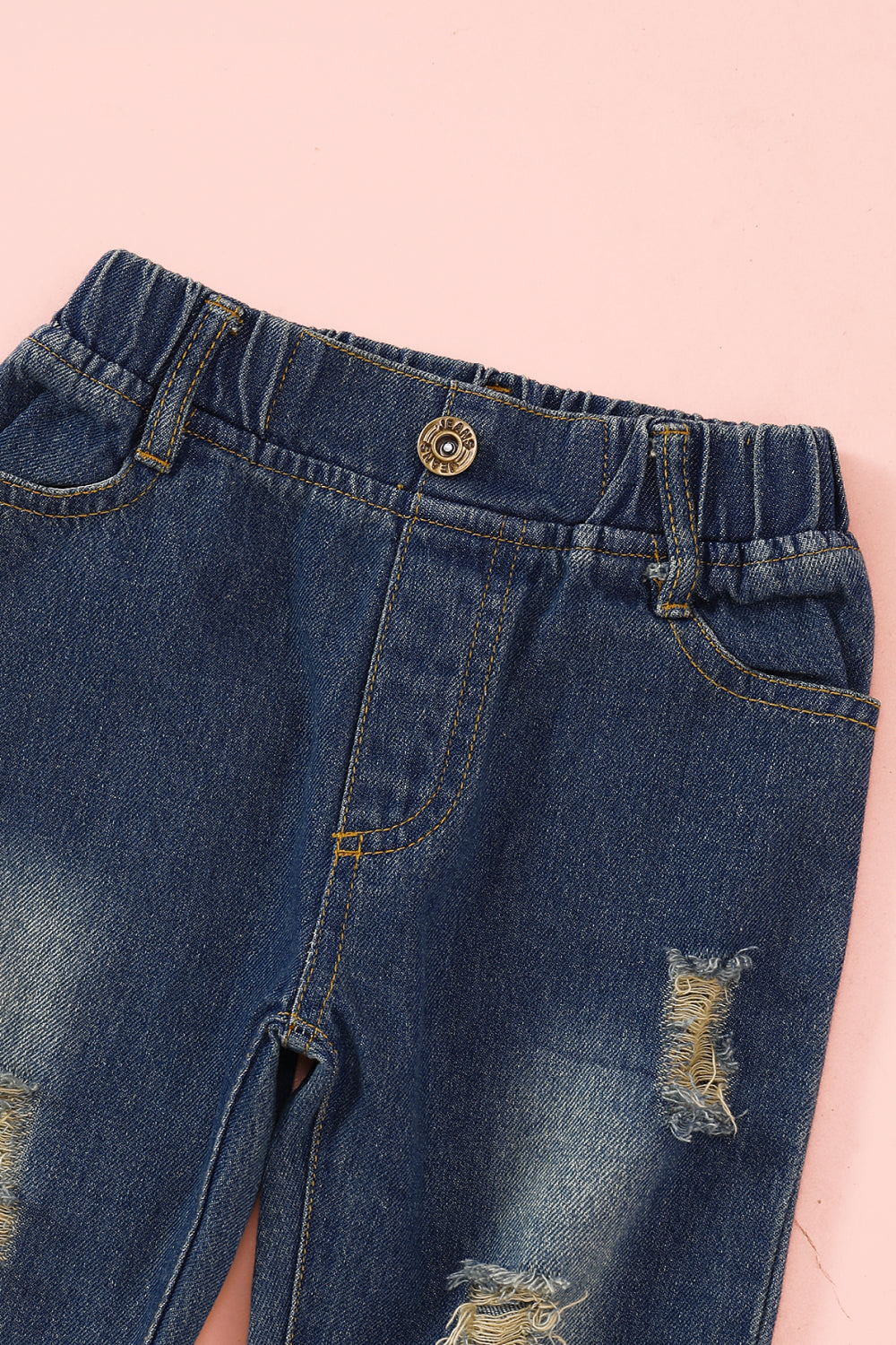 Girls' Floral Top and Jeans Set