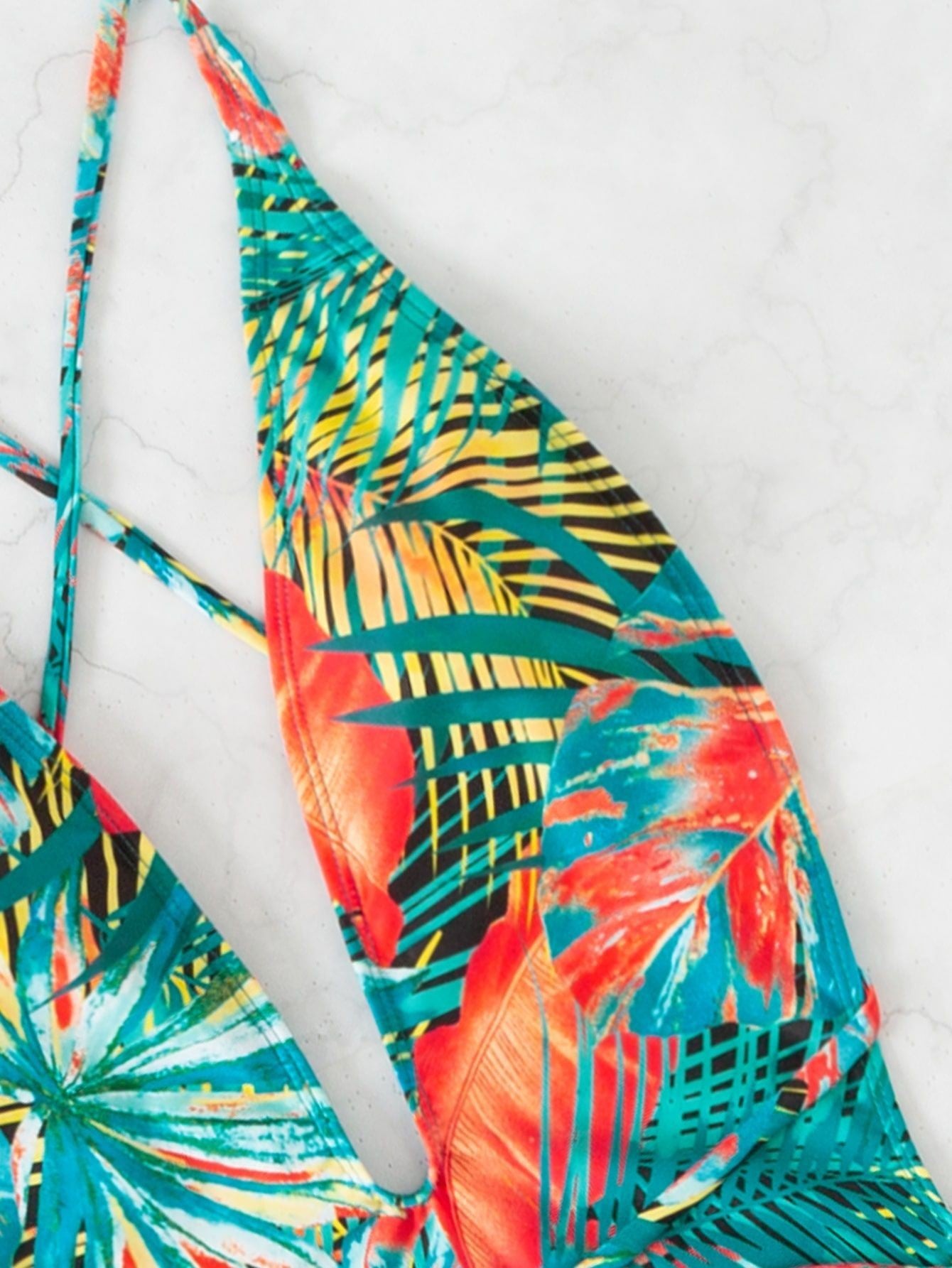 Under The Sun Tropical Print One-Piece Swimsuit