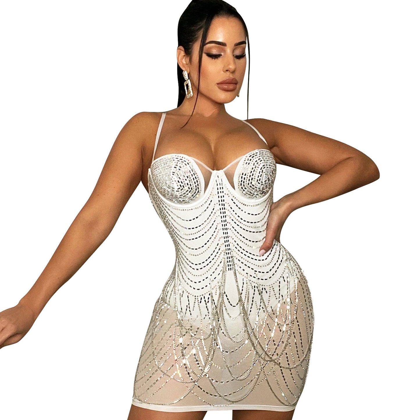 "I'm A Diva" Tassel Bodycon Dress