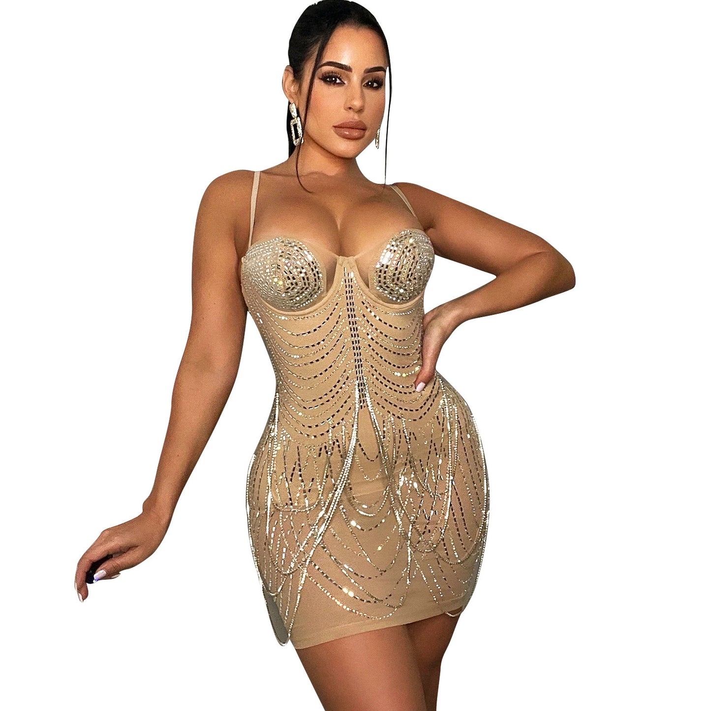 "I'm A Diva" Tassel Bodycon Dress