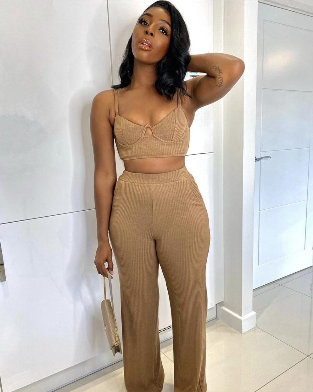 "Brown Sugar" Two Piece Set