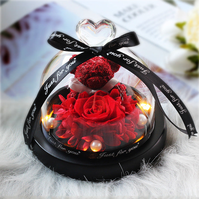 Mother Day Preserved Flowers Globe