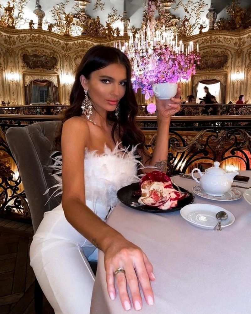 "Classy & Sassy"Feather Tube Top Fashion Jumpsuit