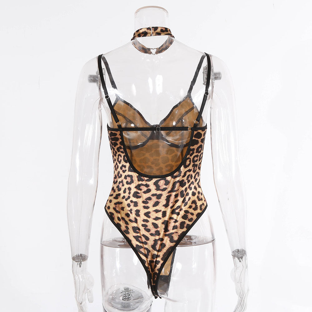 Leopard Print Women's Onesie
